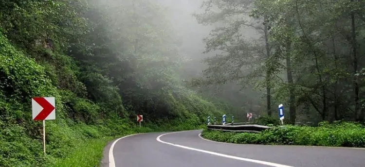 مسیر و جاده جواهرده رامسر